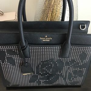 Cameron Street Candace Perforated Leather Satchel